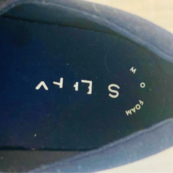 Sperry Navy Women's 10 Cloth Slip On Boat‎ Shoes Sneakers  Excellent Pier Wave - Picture 8 of 8